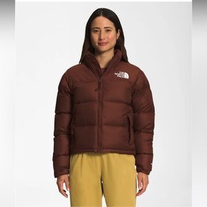 NORTH FACE Women’s 1996 Retro Nuptse Jacket BROWN Dark Oak size Medium